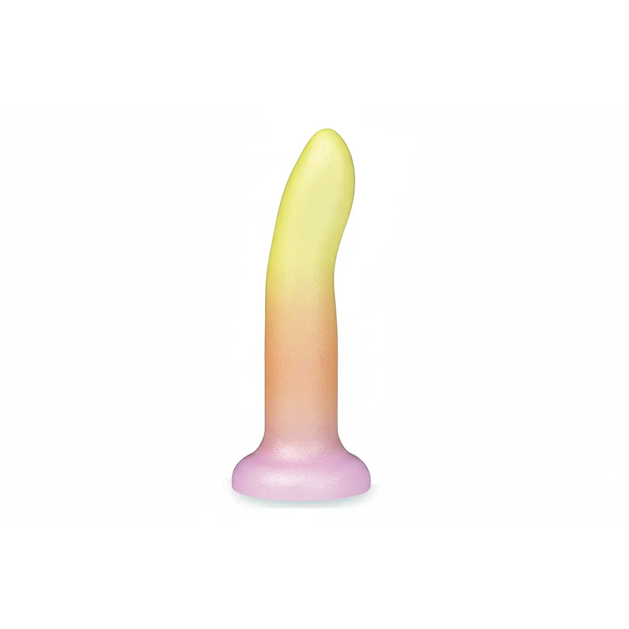 Icon Brands Mixers Tequila Sunrise 8’’ Silicone Dildo - Premium Ombre G-Spot Toy Multicolor