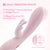 Blush Novelties® Morgan 7.75" G-Spot Clitoral Dual Stimulation Rabbit Vibrator - Rolik®
