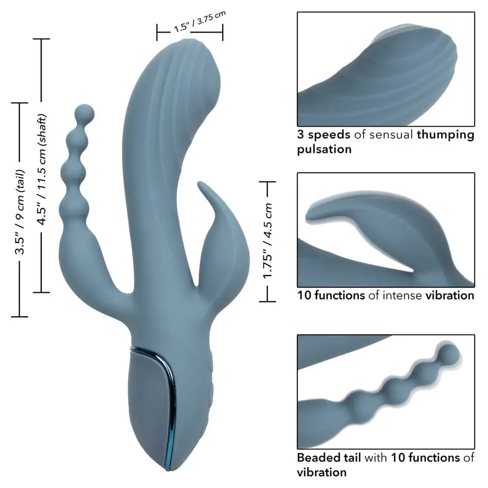 III™ Triple Ecstasy Rabbit Vibrator - Rolik®