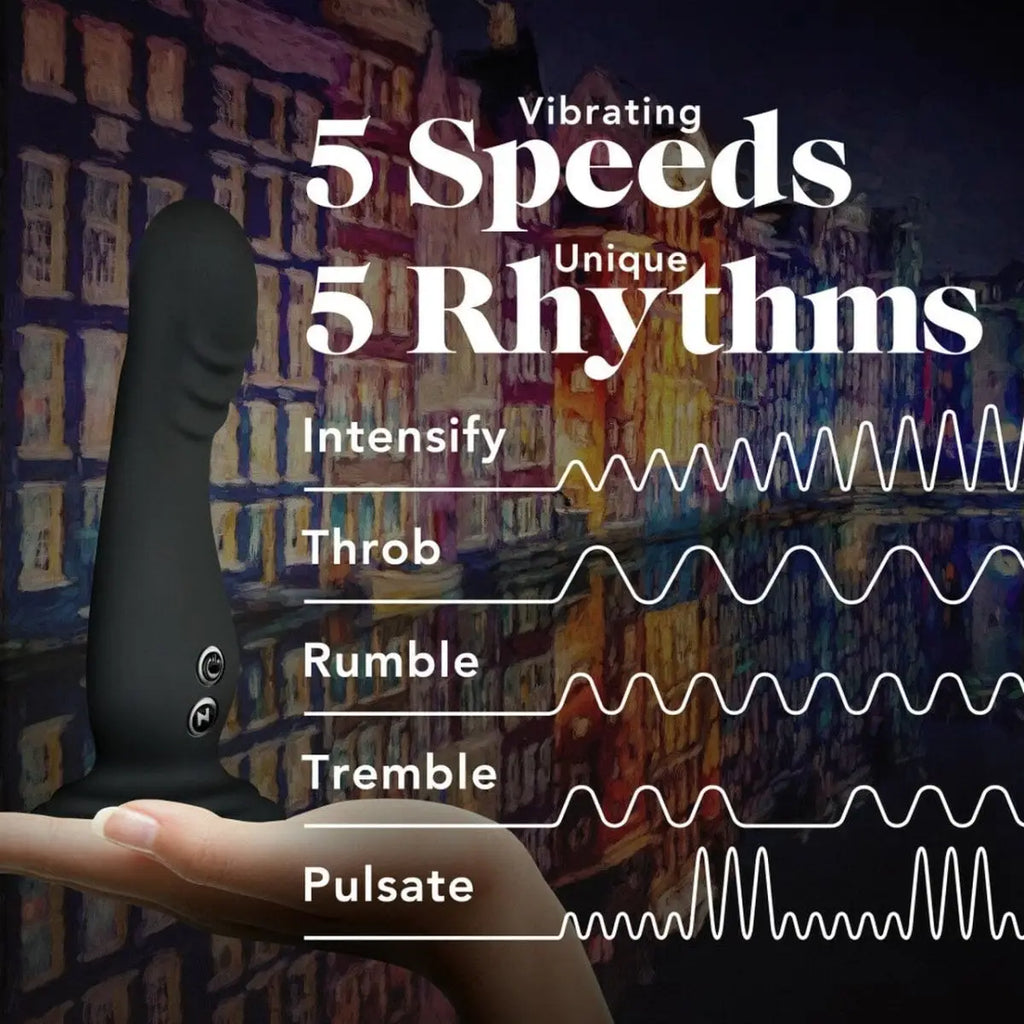 Impressions Amsterdam Rechargeable Vibrating Dildo - Rolik®