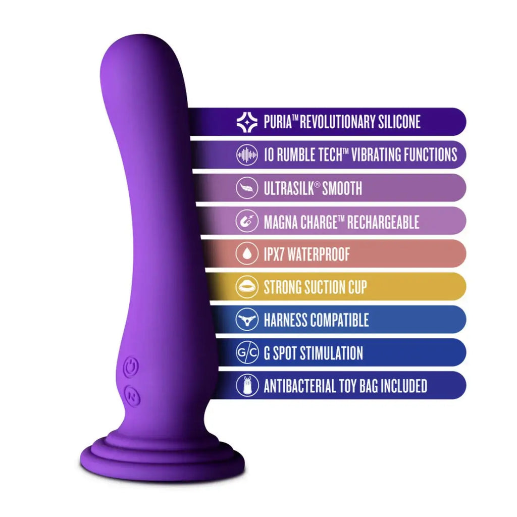 Impressions Ibiza Rechargeable Vibrating Dildo - Rolik®