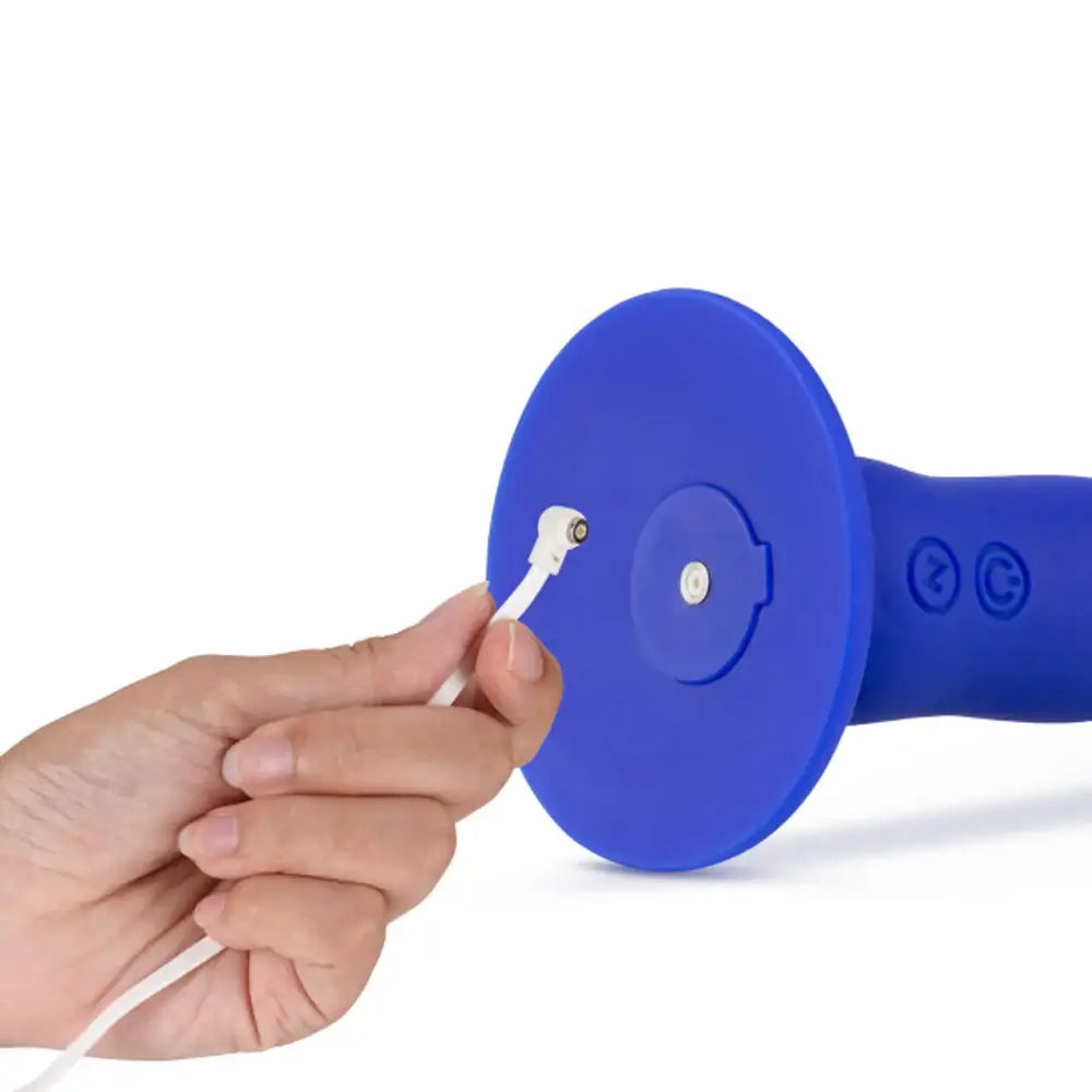 Impressions Santorini Vibrating Dildo - Blue