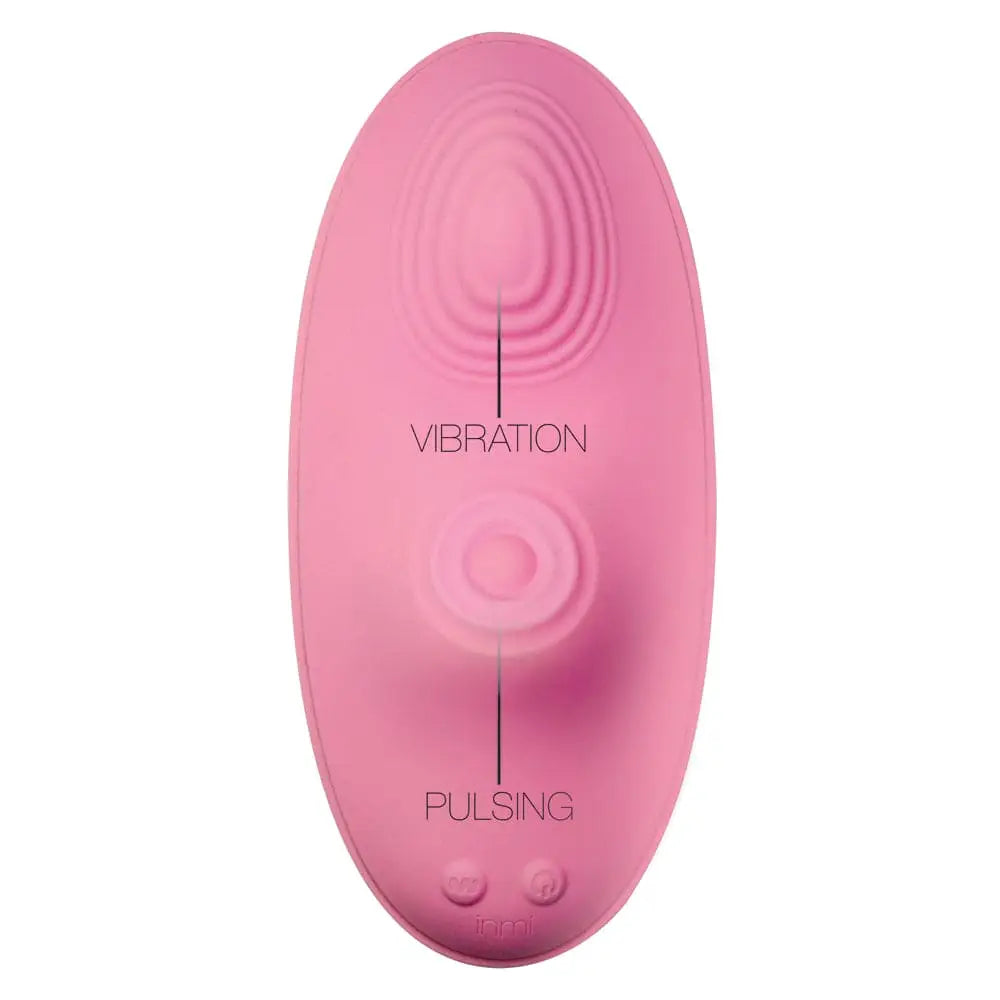 XR Brands® inmi® The Pulse Slider Pulsing & Vibrating Silicone Pad with Remote - Rolik®