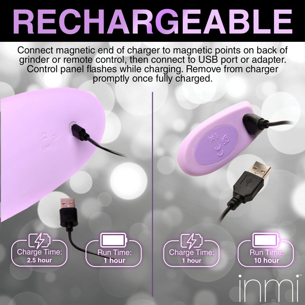 inmi® Thrust n' Grind Thrusting and Vibrating Silicone Grinder - Rolik®