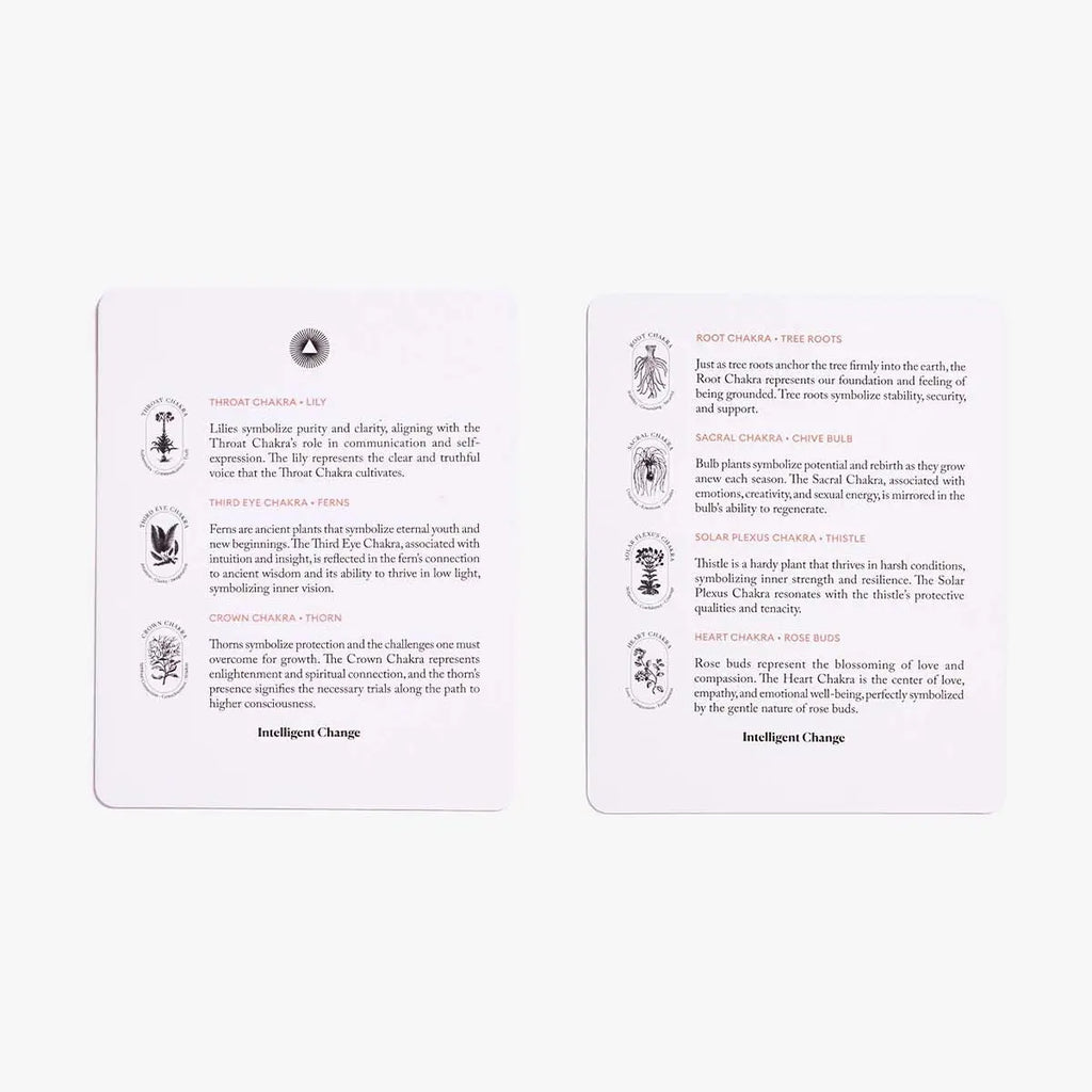 Intelligent Change Chakra Affirmation Cards, 52 Mindful Affirmations for Balancing