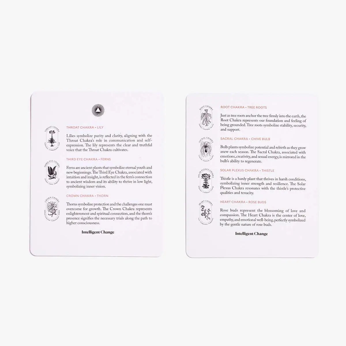 Intelligent Change Chakra Affirmation Cards, 52 Mindful Affirmations for Balancing