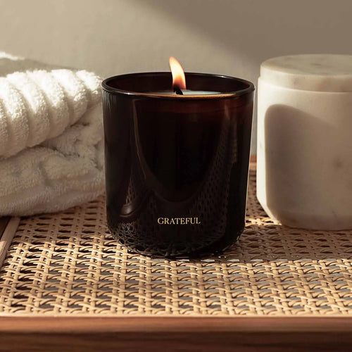 Intelligent Change Grateful Pure Essential Oil Candle, Aromatherapy Soy