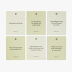 Intelligent Change Health & Wellbeing Affirmation Cards – 52-Card Deck with Beechwood Stand