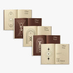 Set of five books titled 'Pillar One' to 'Pillar Five' on a white background
