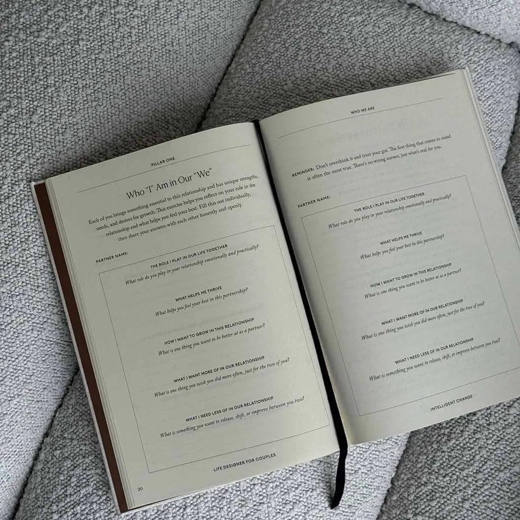 Intelligent Change Life Designer Journal for Couples, Guided Vision Two
