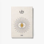 Book titled 'The LIFE Designer' on a white background