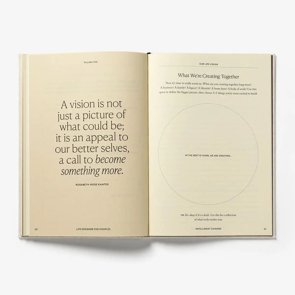 Intelligent Change Life Designer Journal for Couples, Guided Vision Two