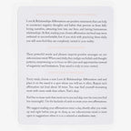Intelligent Change Love & Relationships Affirmation Cards – 52-Card Deck with Beechwood Stand