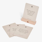 Set of motivational cards with quotes on a white background
