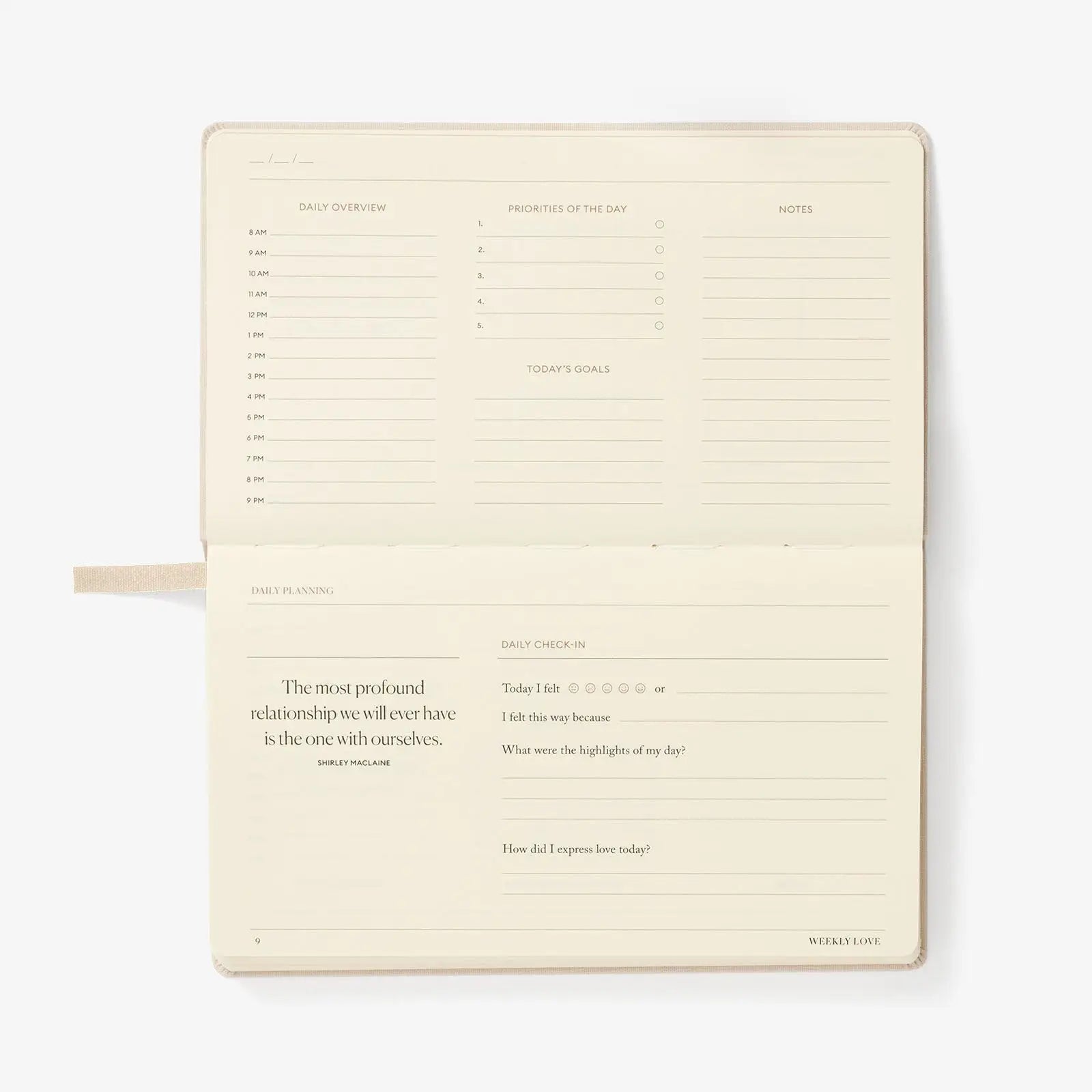 Intelligent Change Weekly Love Planner, 90-Day Intentional Living & Self-Love Journal