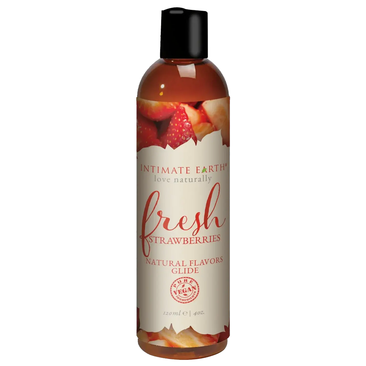 Intimate Earth Fresh Strawberries Natural Flavors Lubricant - Aspartame-Free 4 fl. oz.