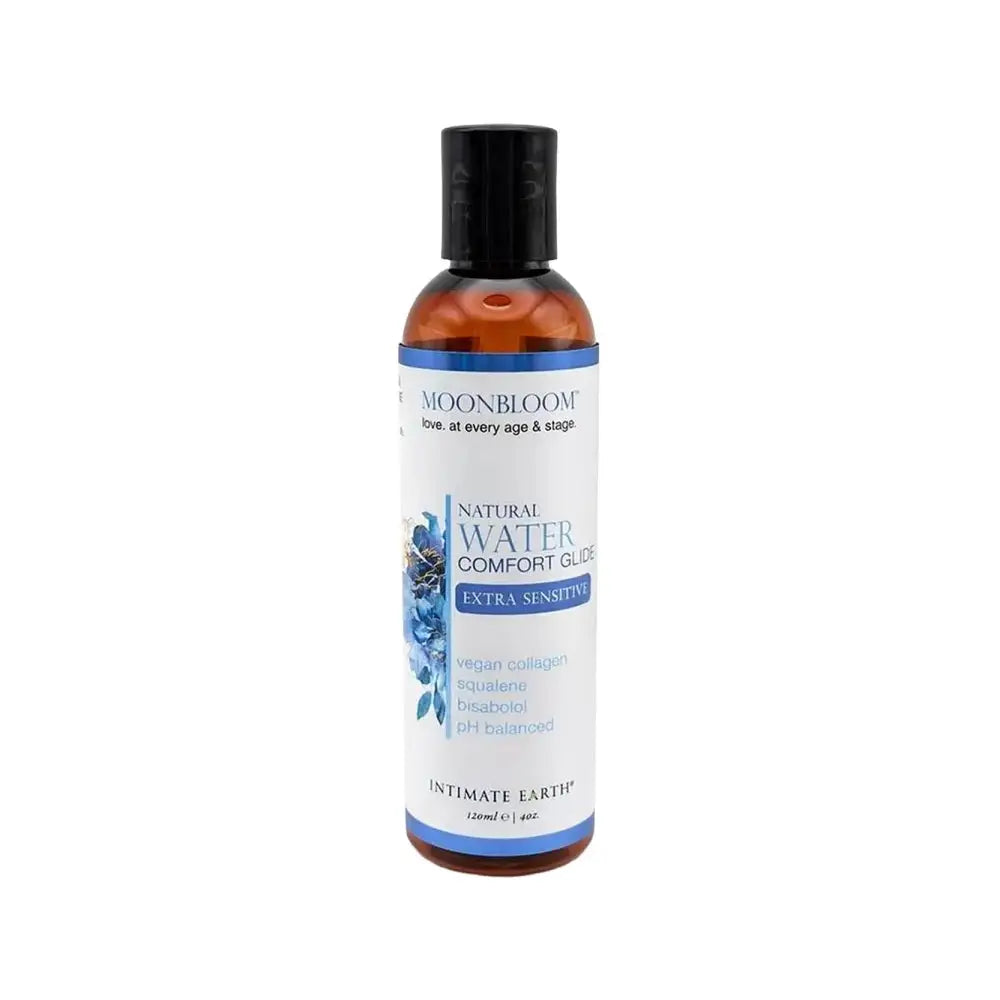 Intimate Earth MoonBloom for Menopause Natural Water Comfort Glide – Extra Sensitive 4 oz.