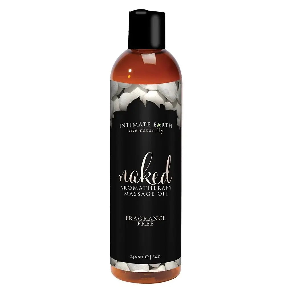 Intimate Earth Naked Organic Massage Oil - Fragrance-Free & Vegan 4 fl. oz.
