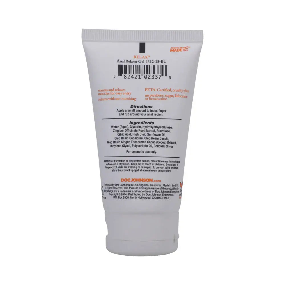 Doc Johnson® Intimate Enhancements Relax Anal Relaxer Gel