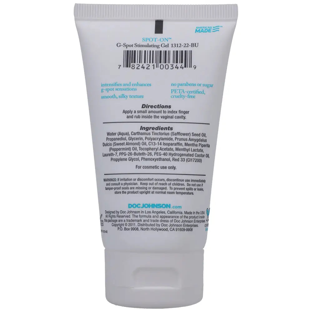 Doc Johnson® Intimate Enhancements Spot-on G-Spot Stimulating Gel