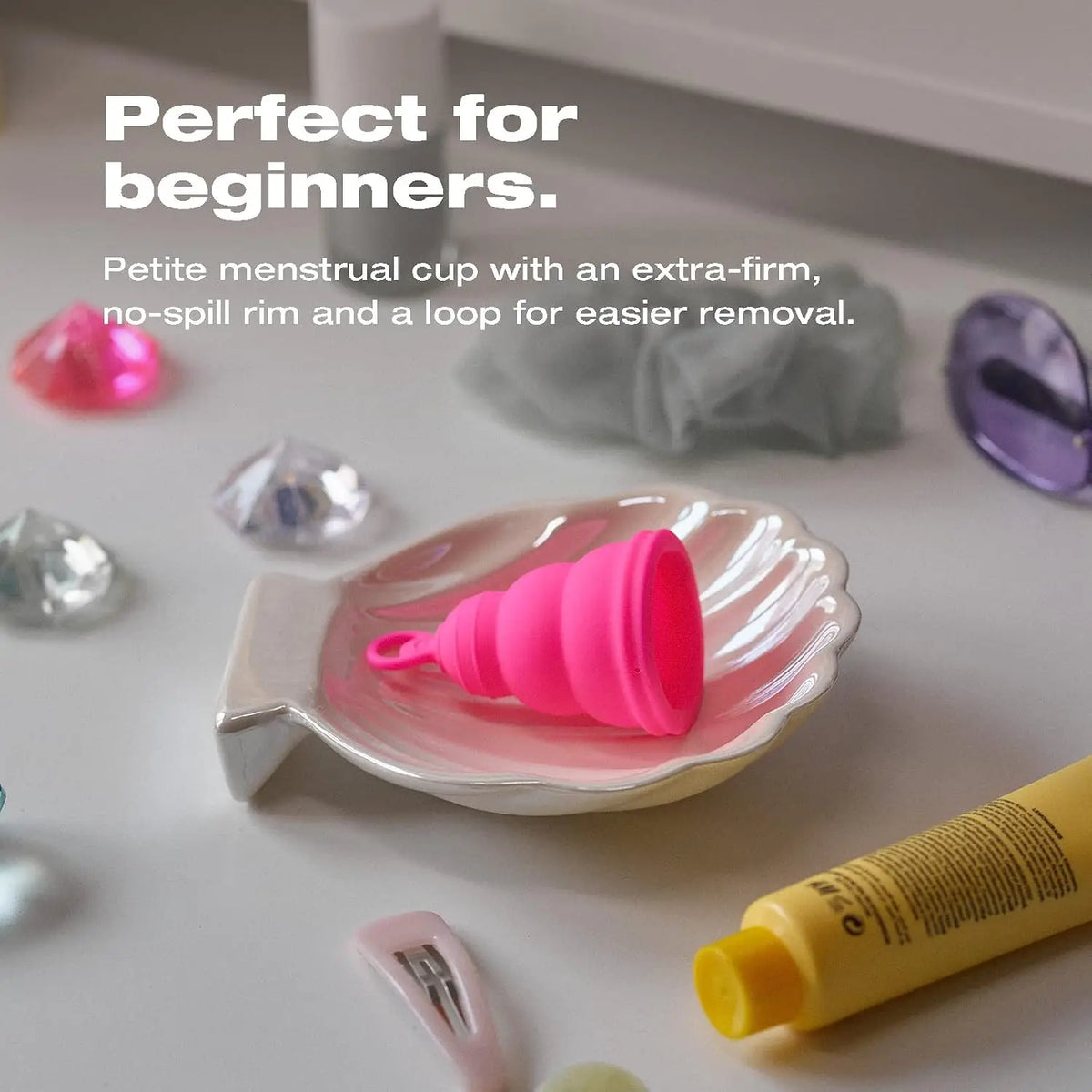 Intimina™ Intimina Lily Cup One – Beginner-Friendly Menstrual Hot Pink