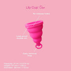 Intimina™ Intimina Lily Cup One – Beginner-Friendly Menstrual Hot Pink