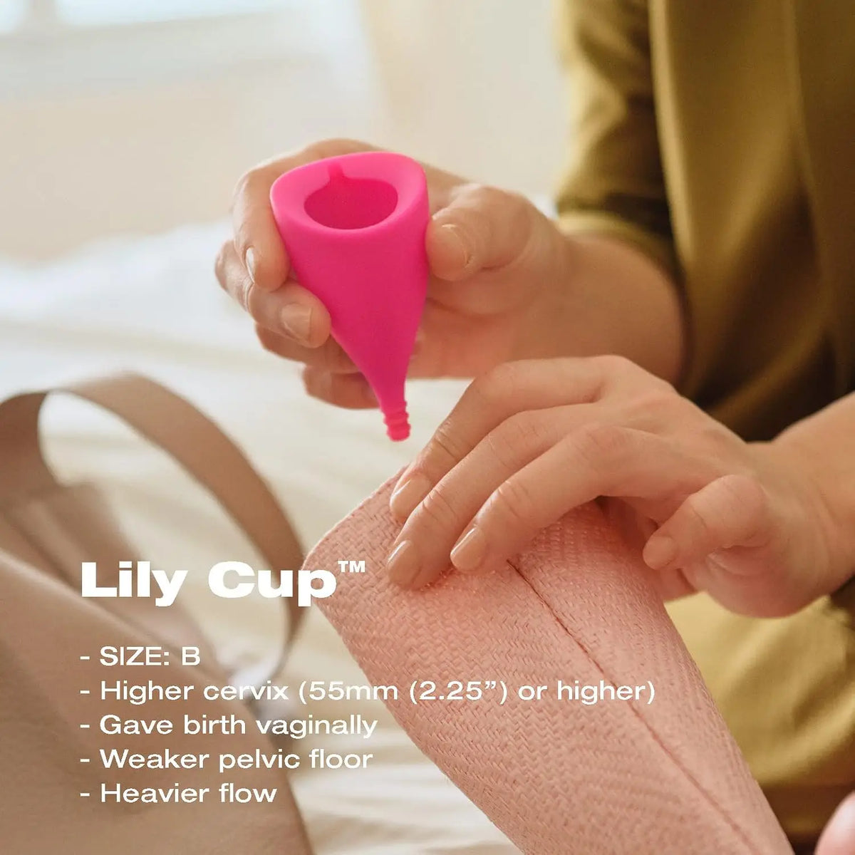 Intimina™ Intimina Lily Cup - Collapsible Menstrual for 12-Hour Protection