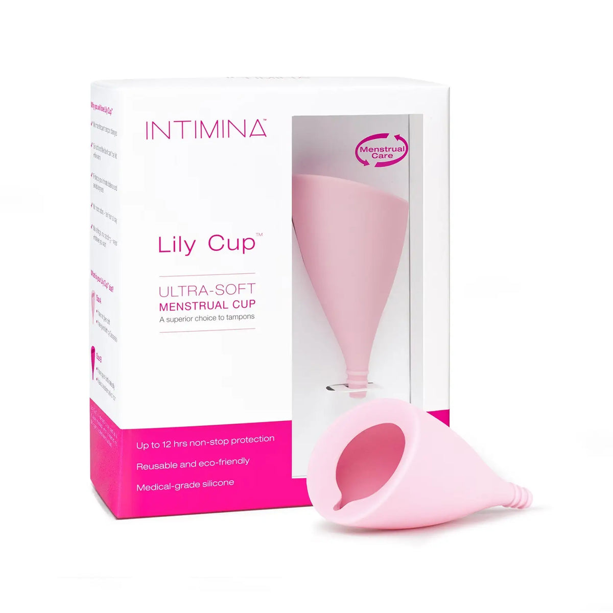 Intimina™ Intimina Lily Cup - Collapsible Menstrual for 12-Hour Protection Size A / Pink