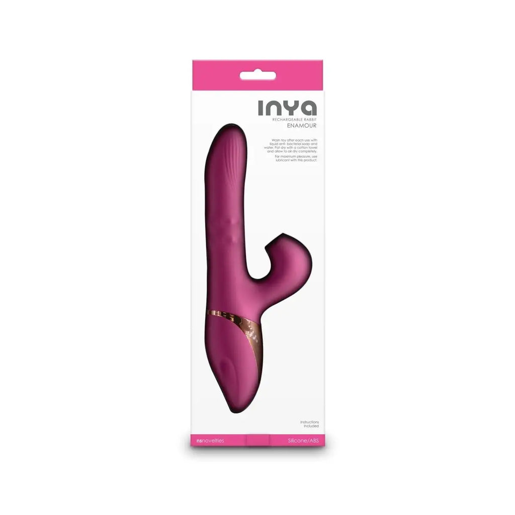 INYA Enamour Thrusting and Air Pulse Rabbit Vibrator - Rolik®