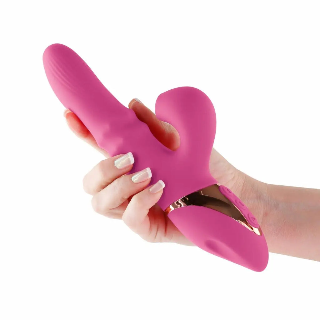 INYA Enamour Thrusting and Air Pulse Rabbit Vibrator - Rolik®