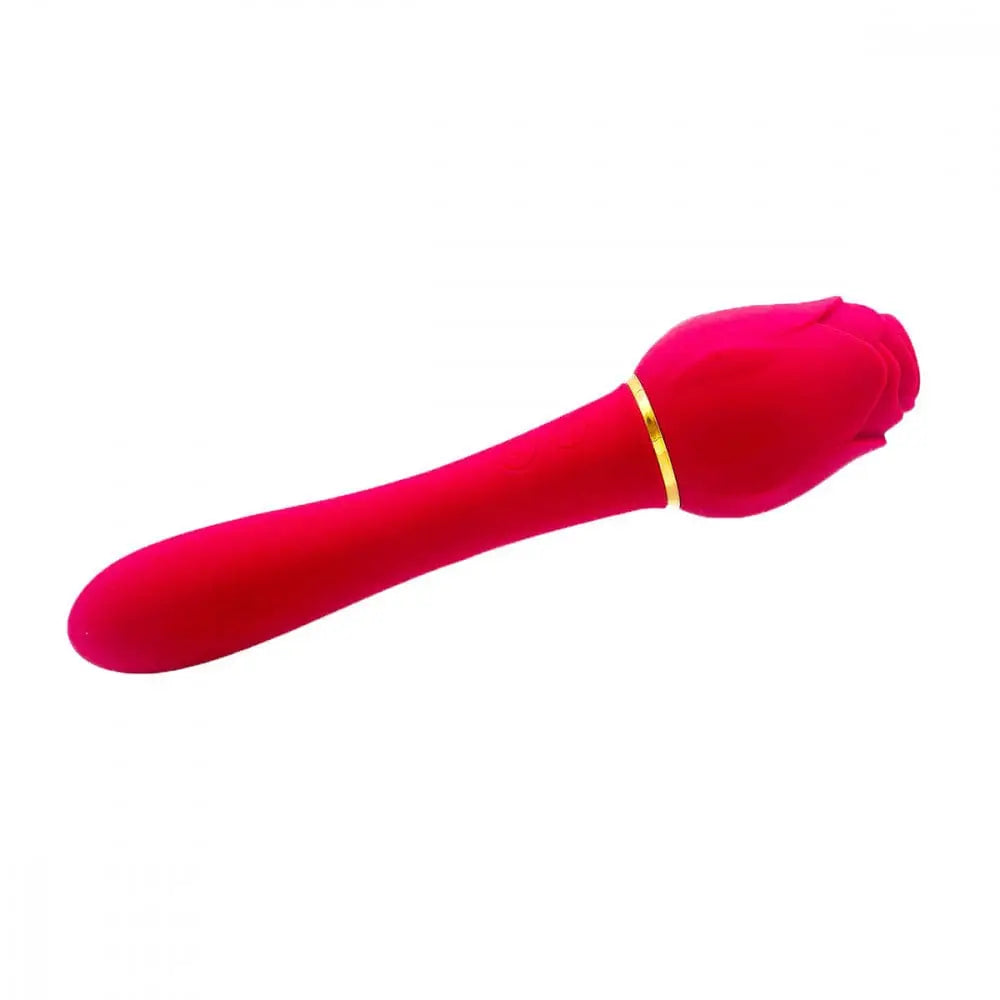 It's The Bomb® Suckle Rose Sucking Rose Bud & Rumbling Vibrator - Rolik®