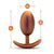 Blush Novelties® Anal Adventures Matrix Neutron Weighted Plug Orange - Rolik®