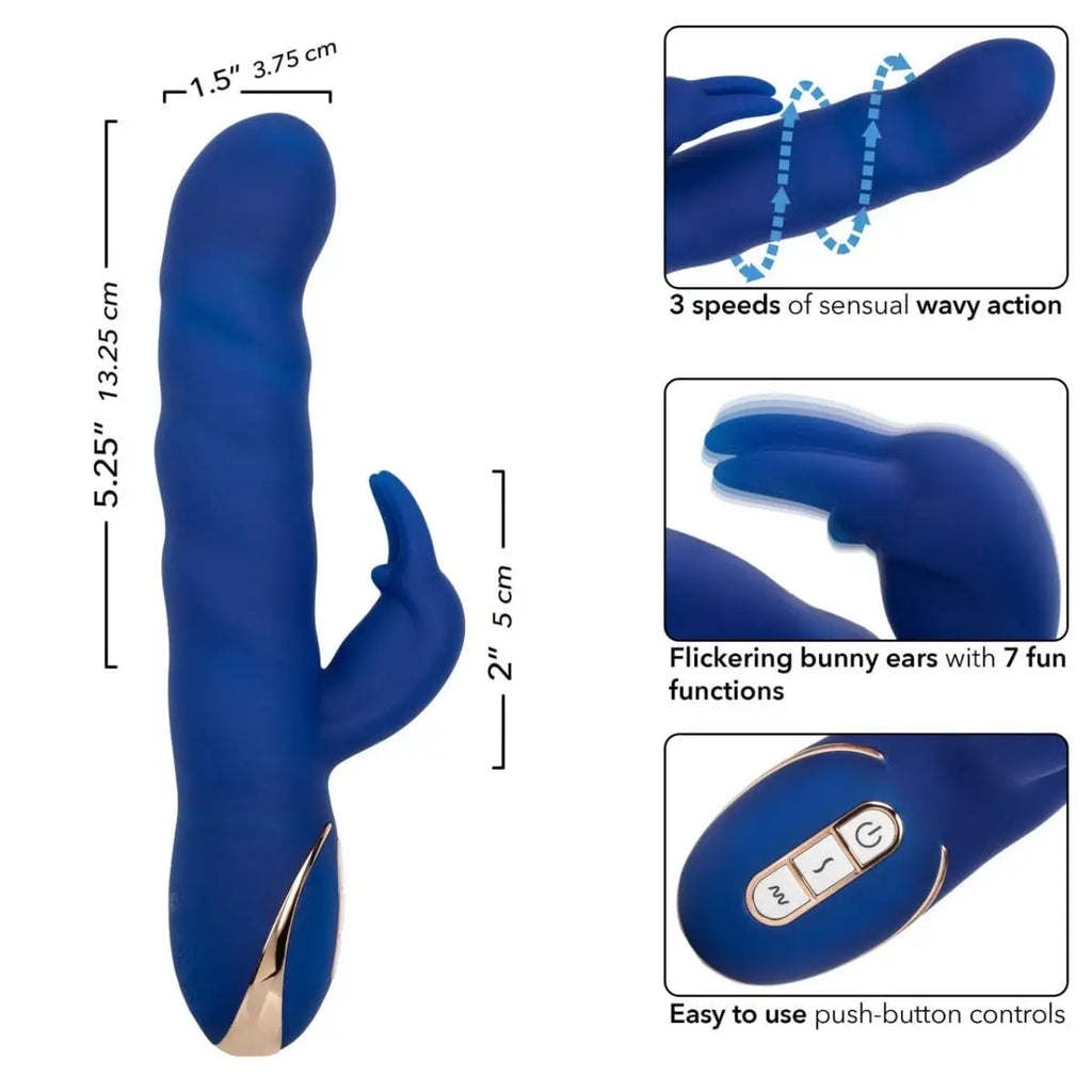 Jack Rabbit® Signature Silicone Wave Motion Rabbit Vibrator - Rolik®