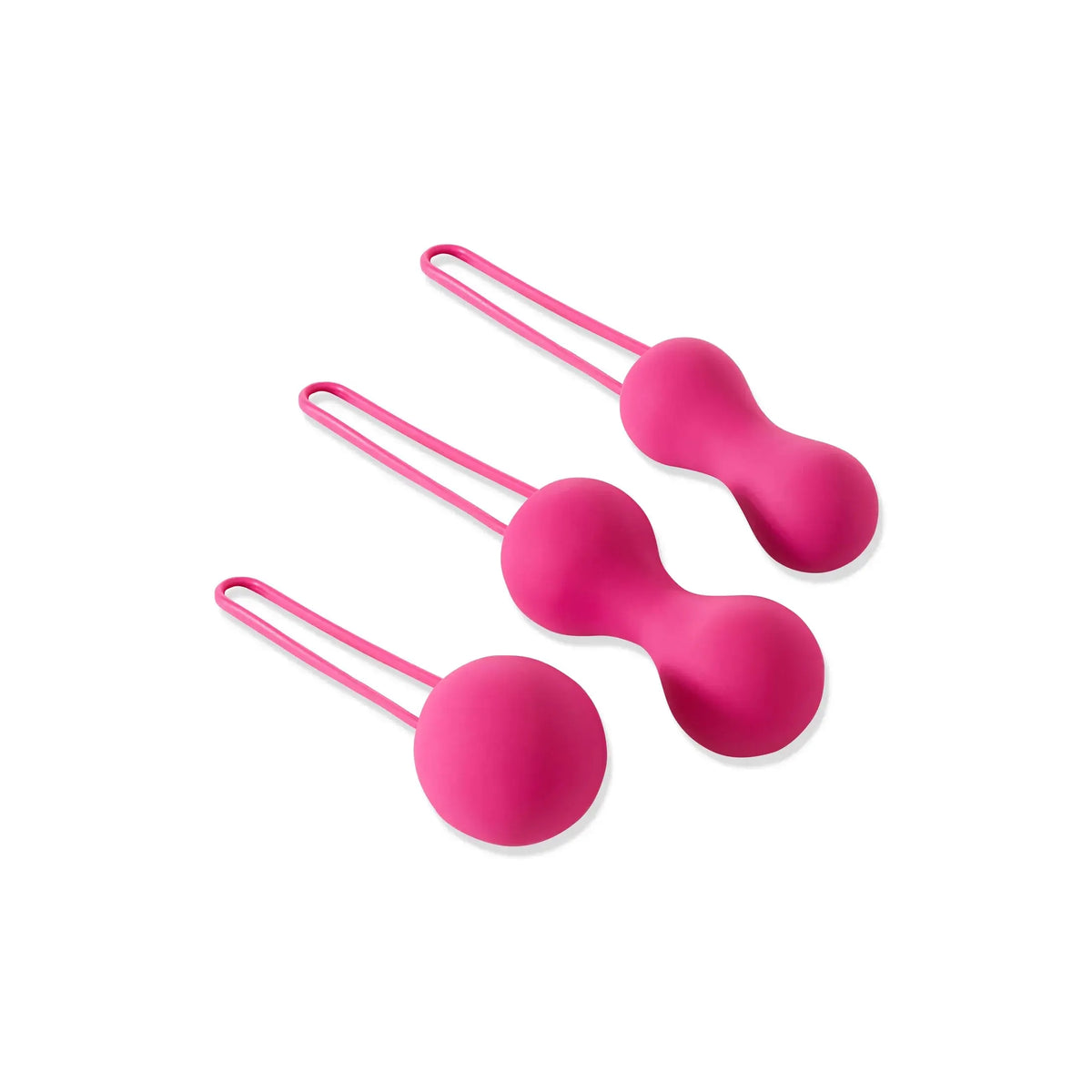 Je Joue Ami 3-Step Kegel Training Set – Progressive Pelvic Floor Exerciser Hot Pink