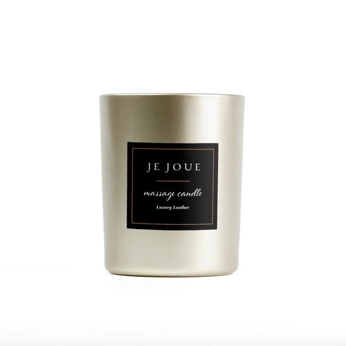 Je Joue Leather Soy Wax Body Massage Candle