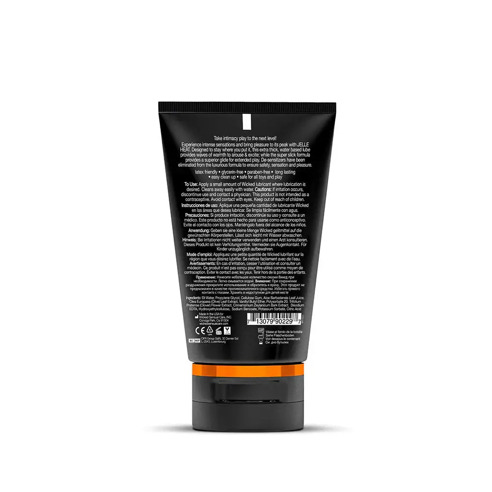 Jelle Heat Water - Based Lubricant - 4 oz.