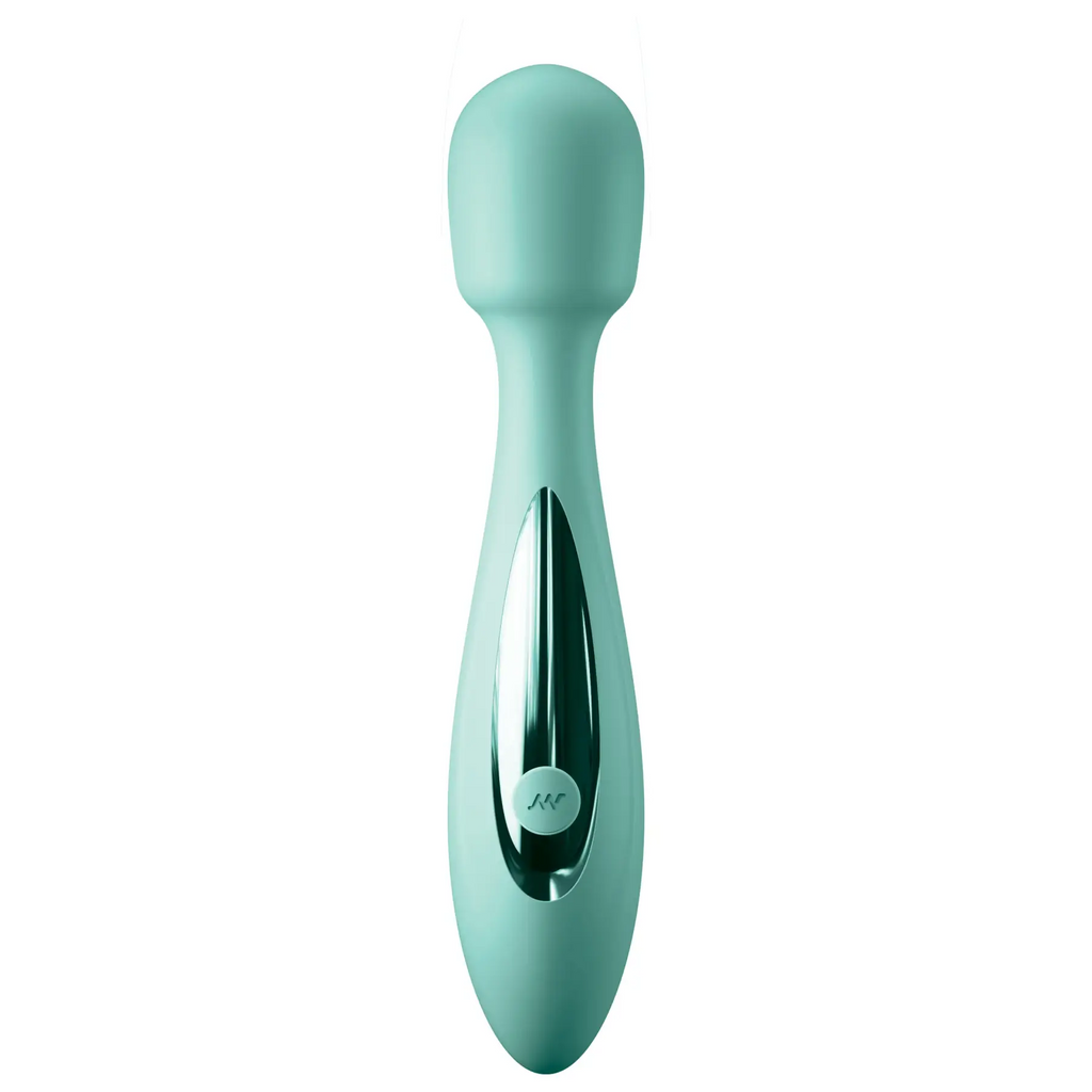 Jimmyjane Canna™ Rechargeable Wand Vibrator with 3 Attachments - Mint - Vibrator