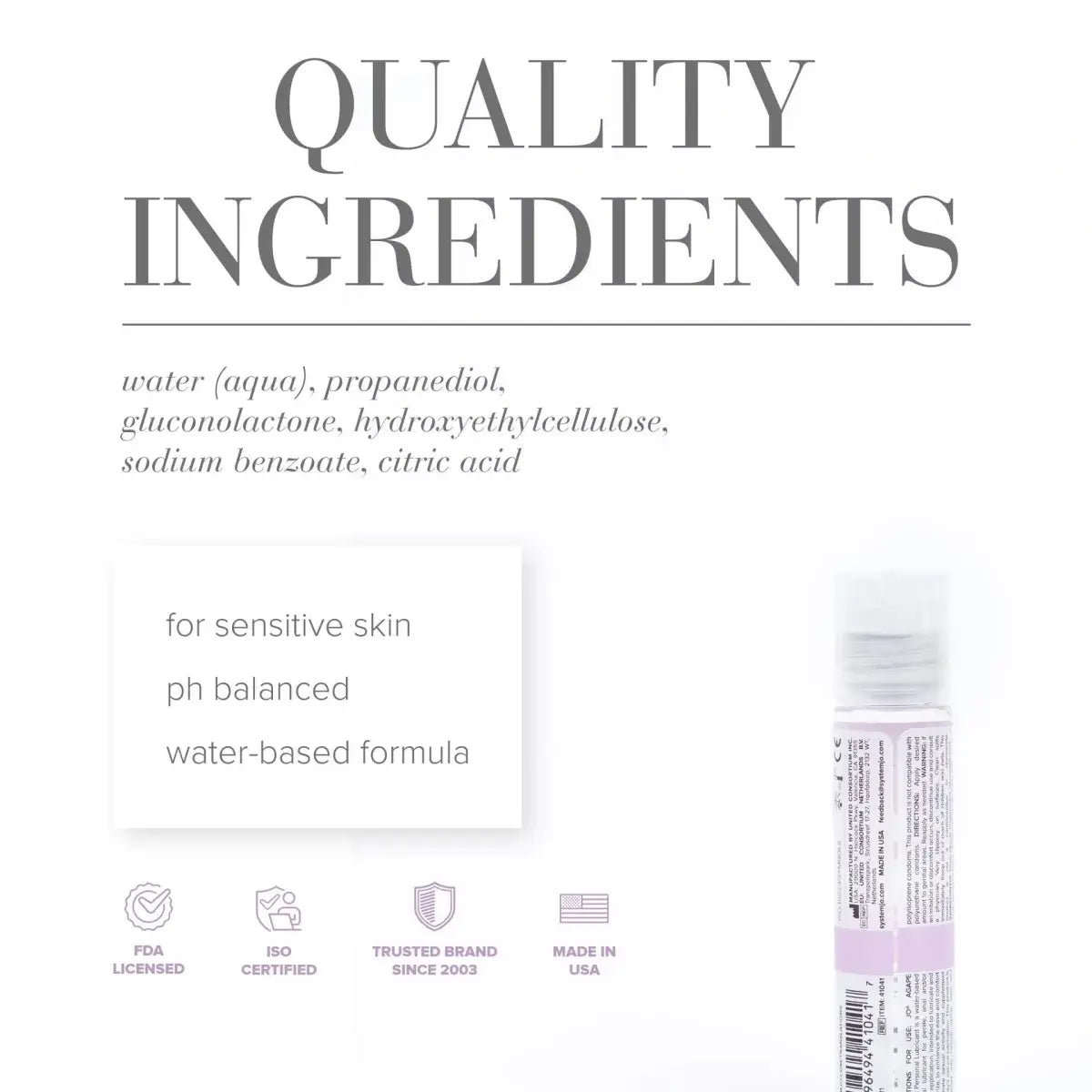JO® Agapé Water - Based Lubricant - Rolik®