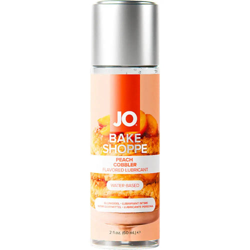 JO® Bake Shoppe Flavored Water-Based Lubricant | Peach Cobbler Frosted Cupcake & Orange Creampuff