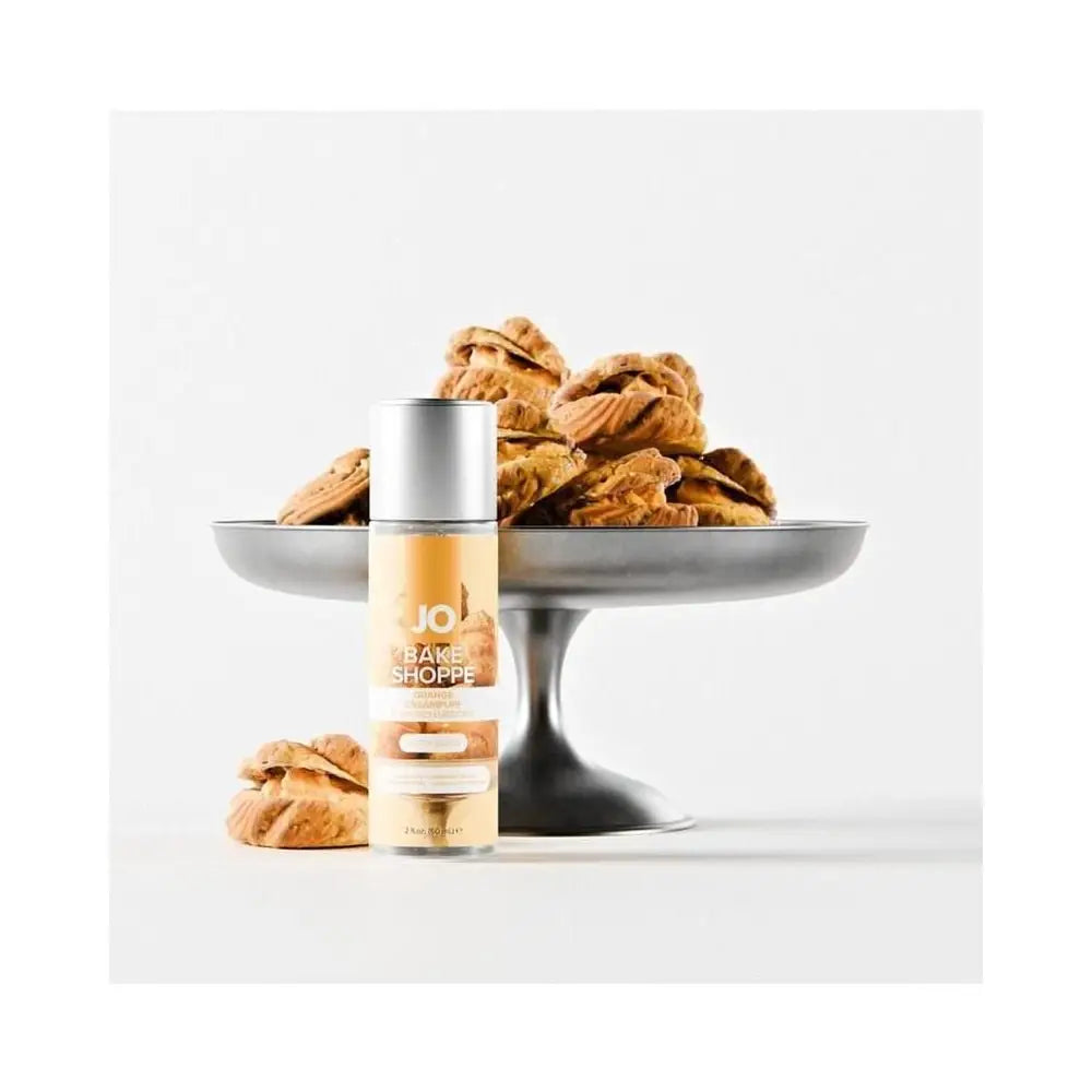JO® Bake Shoppe Flavored Water-Based Lubricant | Peach Cobbler Frosted Cupcake & Orange Creampuff