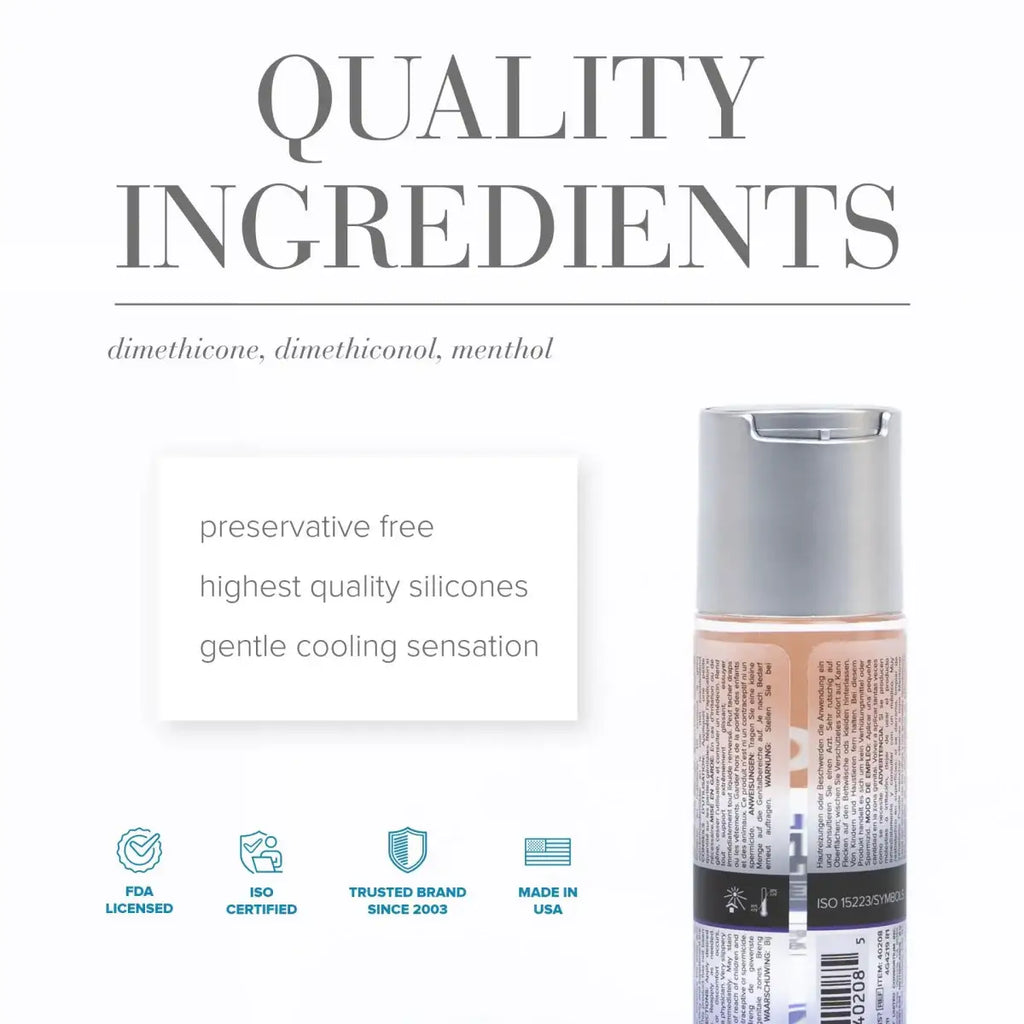 JO® Cooling Premium Silicone - Based Anal Lubricant - Rolik®