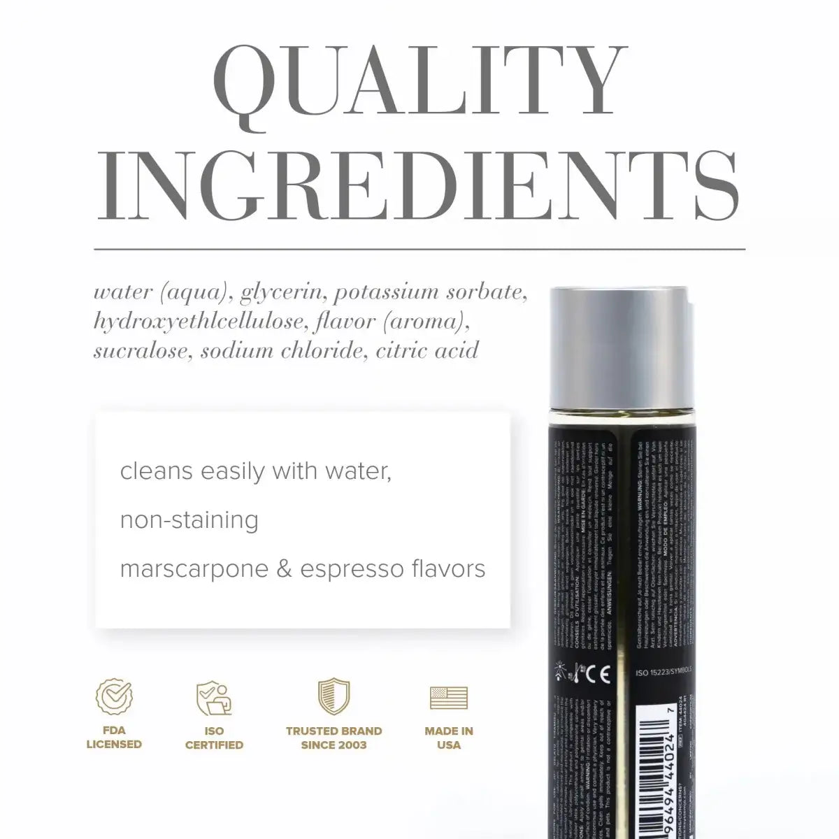 JO® Gelato Water - Based Flavored Lubricant - Rolik®