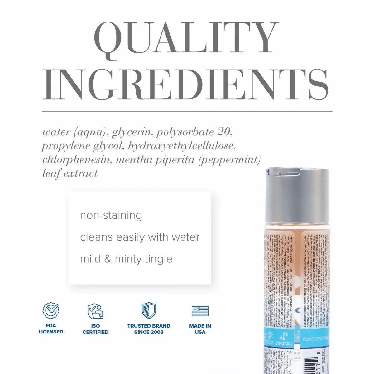 JO® Cooling H2O Anal Lubricant - Rolik®