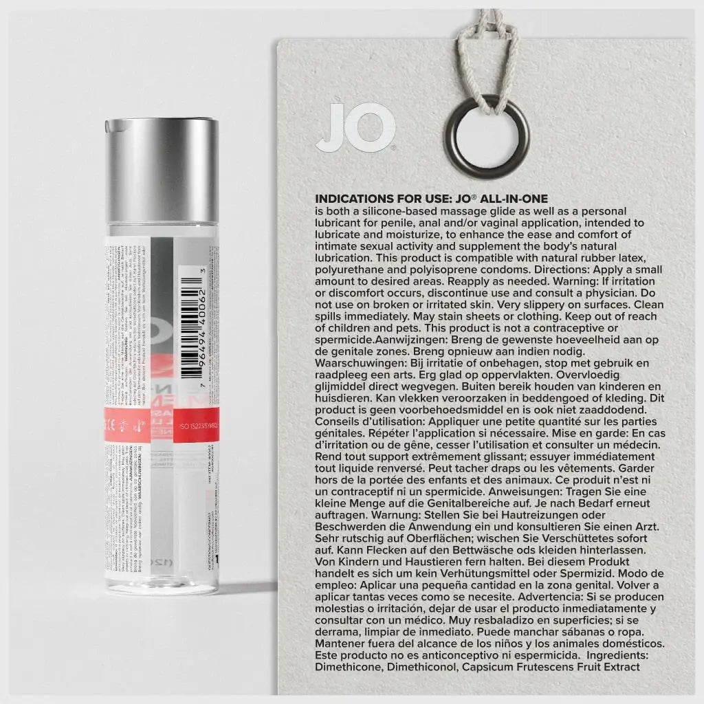 JO® JO All-in-One Silicone Massage Glide - Premium Body & Tattoo Care
