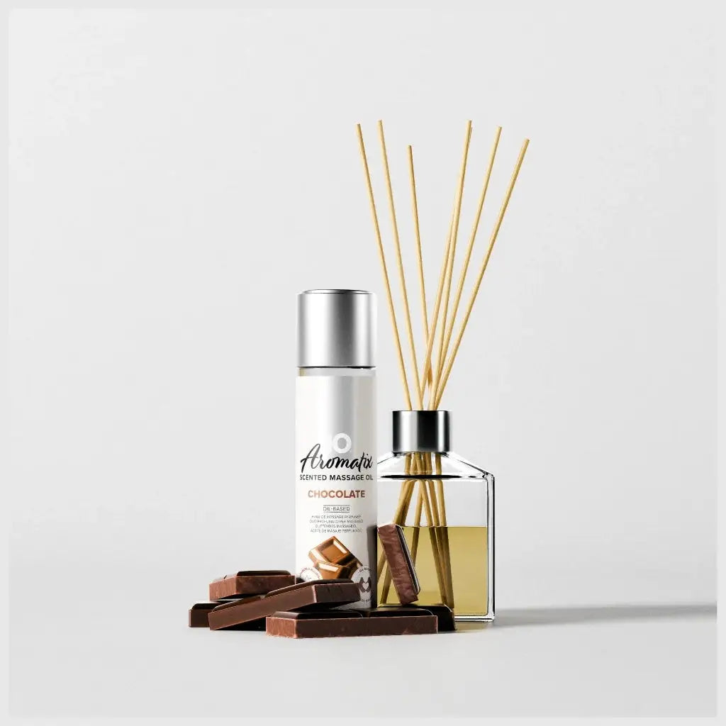 JO® JO Aromatix Scented Massage Oil - Vegan & Kissable Chocolate