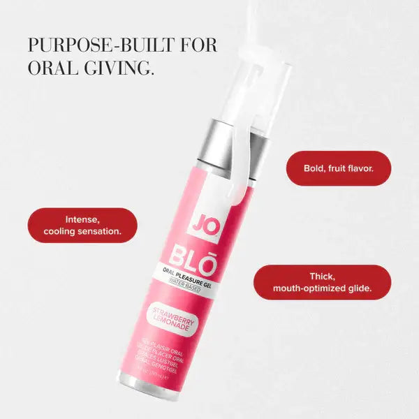 JO® JO Blo Oral Pleasure Gel | 5 Flavors | Flavored Sex Lube