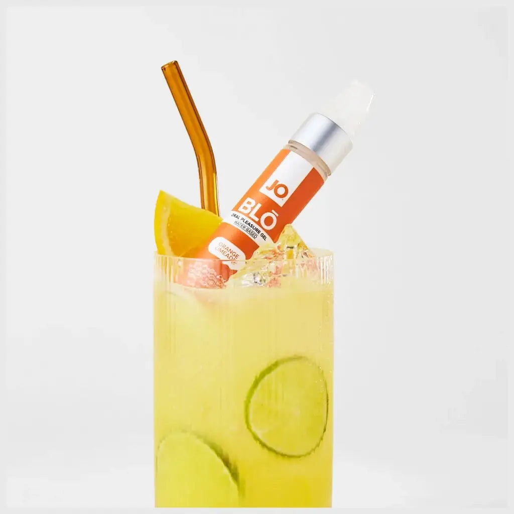 JO® JO Blo Oral Pleasure Gel | 5 Flavors | Flavored Sex Lube Orange Limeade