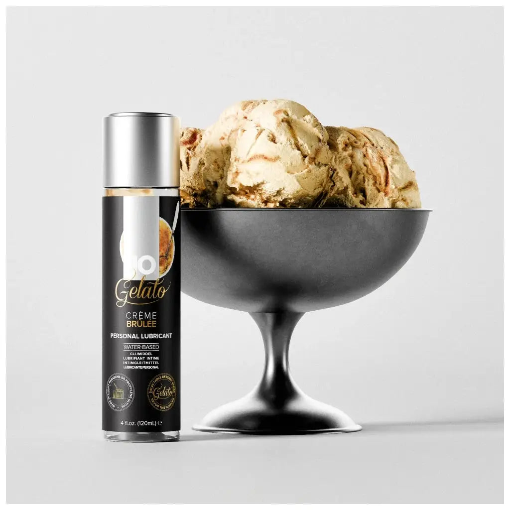 JO® JO Gelato Flavored Water-Based Lubricant Creme Brulee