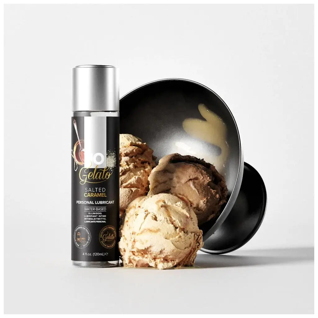 JO® JO Gelato Flavored Water-Based Lubricant Salted Caramel