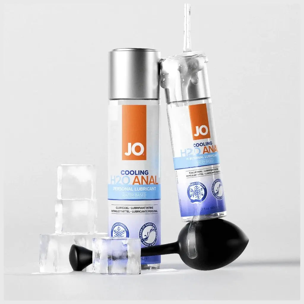 JO® JO H2O Cooling Anal Lubricant - Water-Based with Minty Tingle 4 fl. oz.